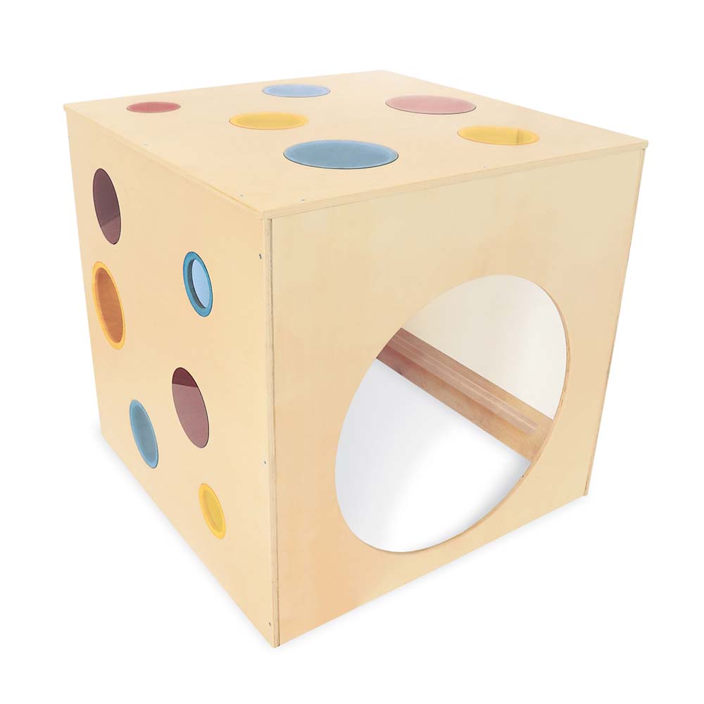 Whitney Brothers Porthole Playhouse Cube at Angle