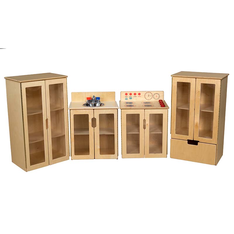 Wood Designs Play Kitchen My Cottage Appliances Set of Four