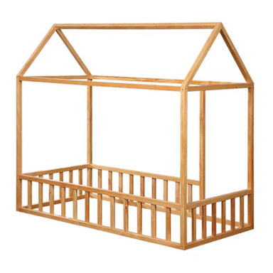 2MamaBees_Montessori_House_Bed_with_Rails_Back_Angle