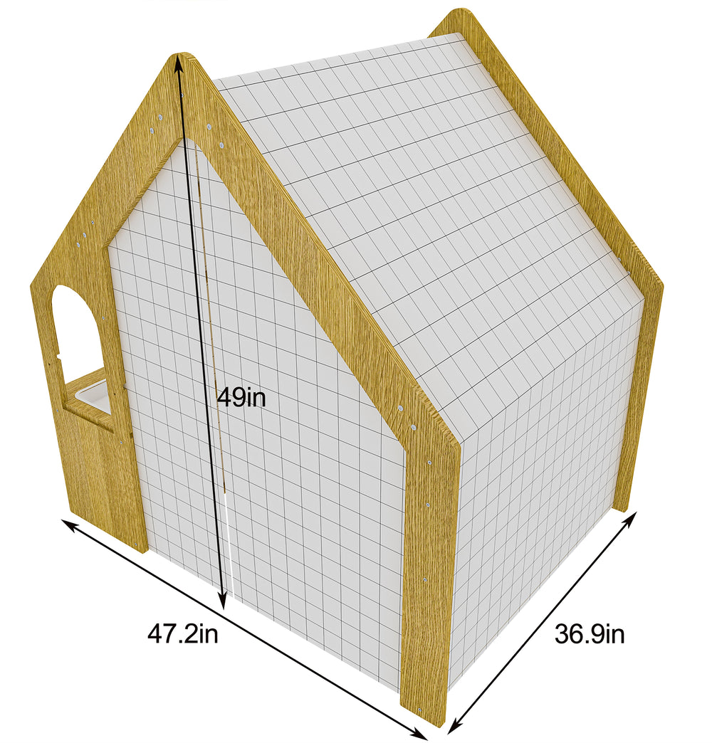 Avenlur Wood House Desk with Chair - Dollhaus