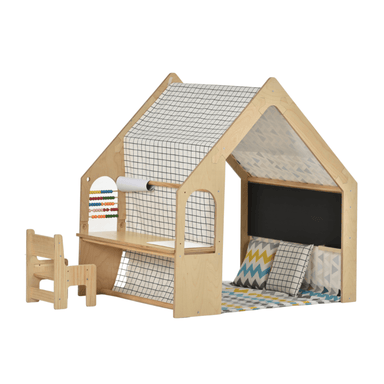 Avenlur Wood House Desk with Chair - Dollhaus