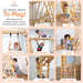 Avenlur Chestnut 8 - in - 1 Indoor Jungle Gym - Dollhaus