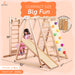 Avenlur Chestnut 8 - in - 1 Indoor Jungle Gym - Dollhaus