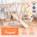 Avenlur Chestnut 8 - in - 1 Indoor Jungle Gym - Dollhaus