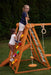 Avenlur Chestnut 8 - in - 1 Indoor Outdoor Jungle Gym - Dollhaus