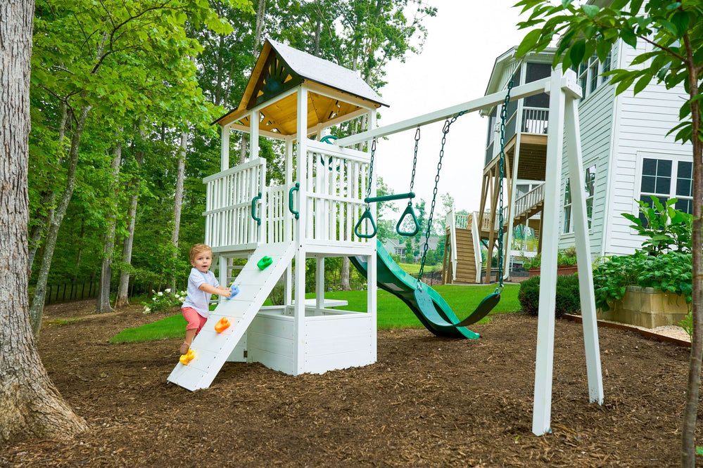 Avenlur Craftsman Modern Outdoor Swing Set - Dollhaus
