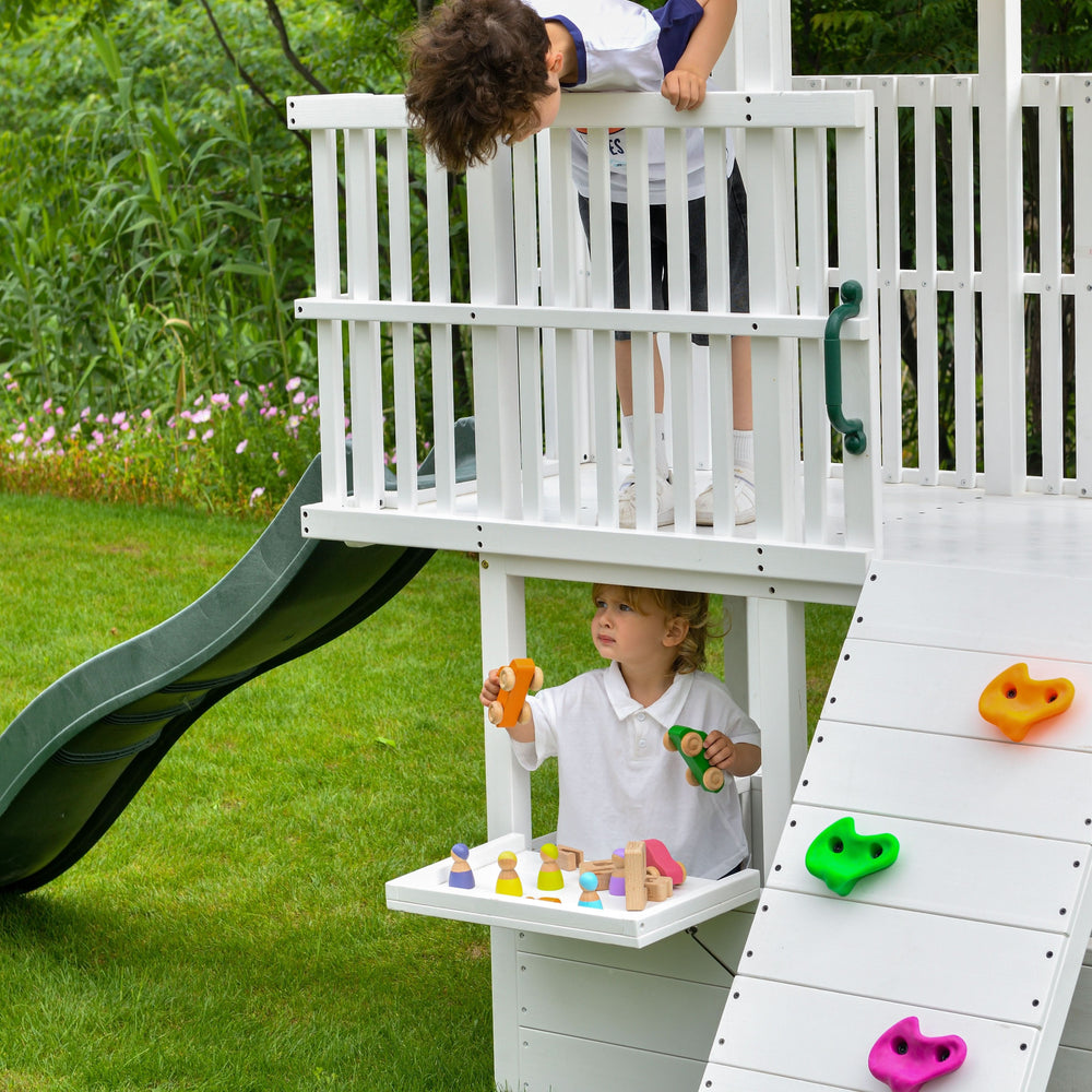 Avenlur Craftsman Modern Outdoor Swing Set - Dollhaus