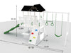 Avenlur Craftsman Modern Outdoor Swing Set - Dollhaus