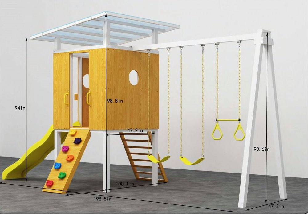 Avenlur Forest Outdoor Swing Set - Dollhaus