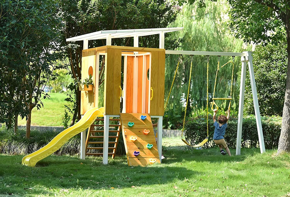 Avenlur Forest Outdoor Swing Set - Dollhaus