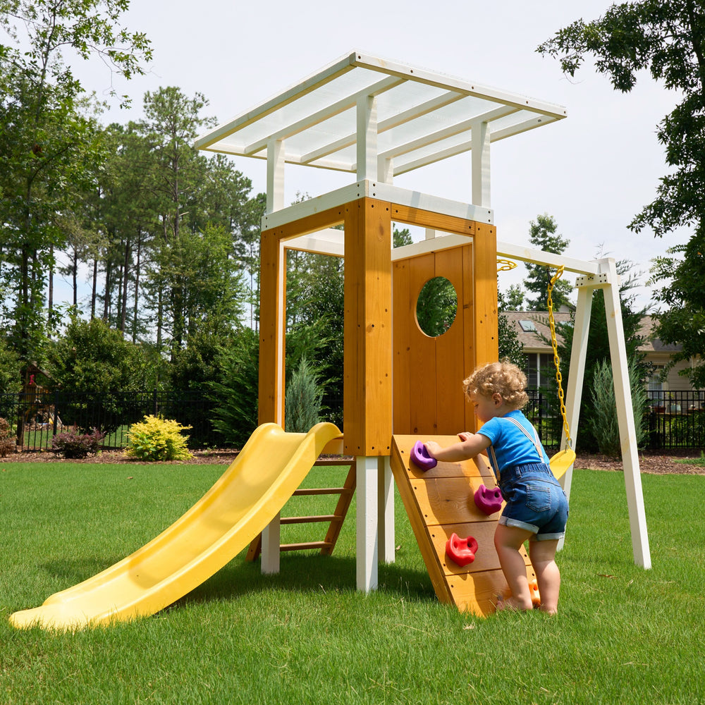 Avenlur Forest Small Outdoor Toddler Swing Set - Dollhaus
