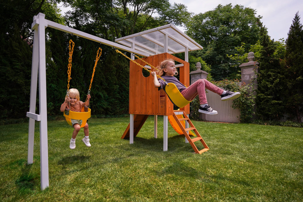 Avenlur Forest Small Outdoor Toddler Swing Set - Dollhaus