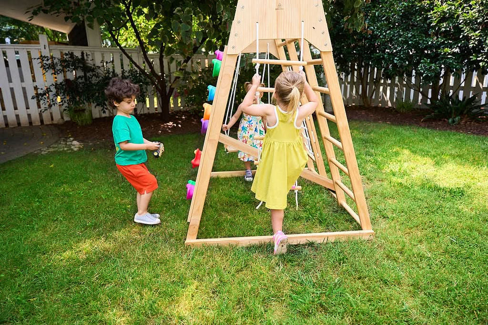 Avenlur Magnolia 7 - in - 1 Indoor Outdoor Climbing Gym - Dollhaus