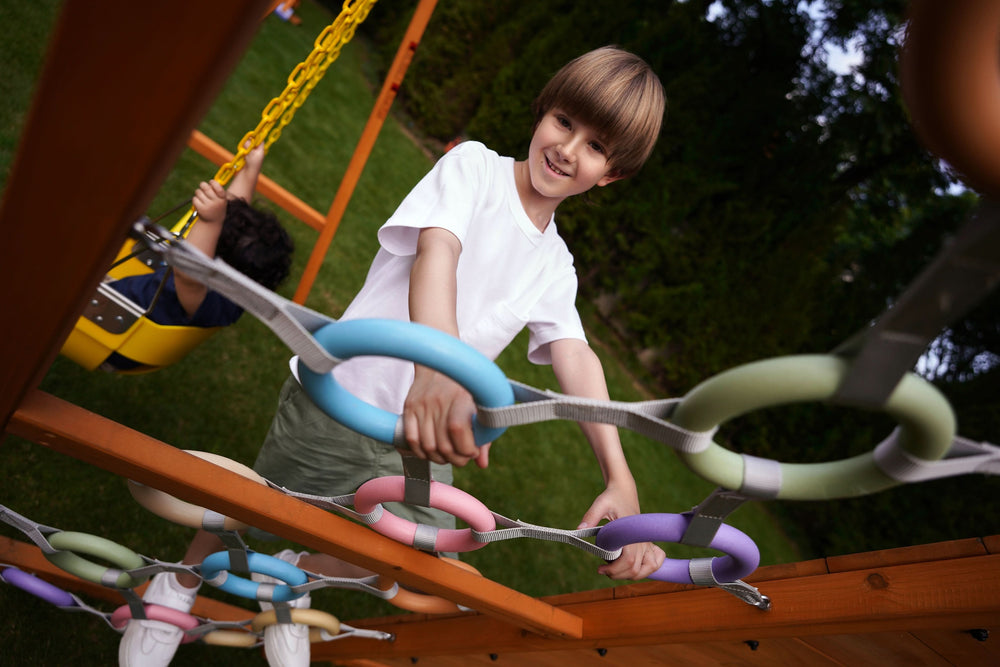 Avenlur Sycamore Backyard Climbing Set - Dollhaus