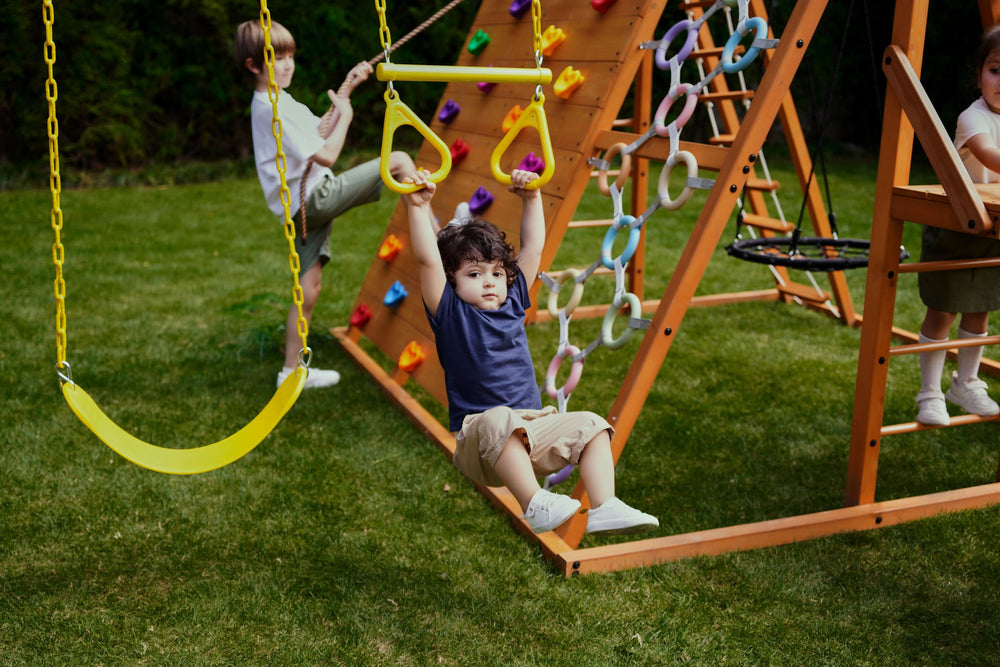 Avenlur Sycamore Backyard Climbing Set - Dollhaus