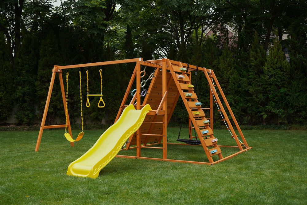 Avenlur Sycamore Backyard Climbing Set - Dollhaus