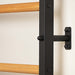 BenchK Black Steel Wall Ladder Wall Mount