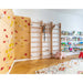 BenchK Childrens Ladder with Pull-Up Bar and Gymnastics Accessories in Play Room 