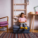 BenchK Grey Gymnastics Mat Child Sitting