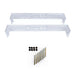 BenchK Steel Frame Wall Holder White