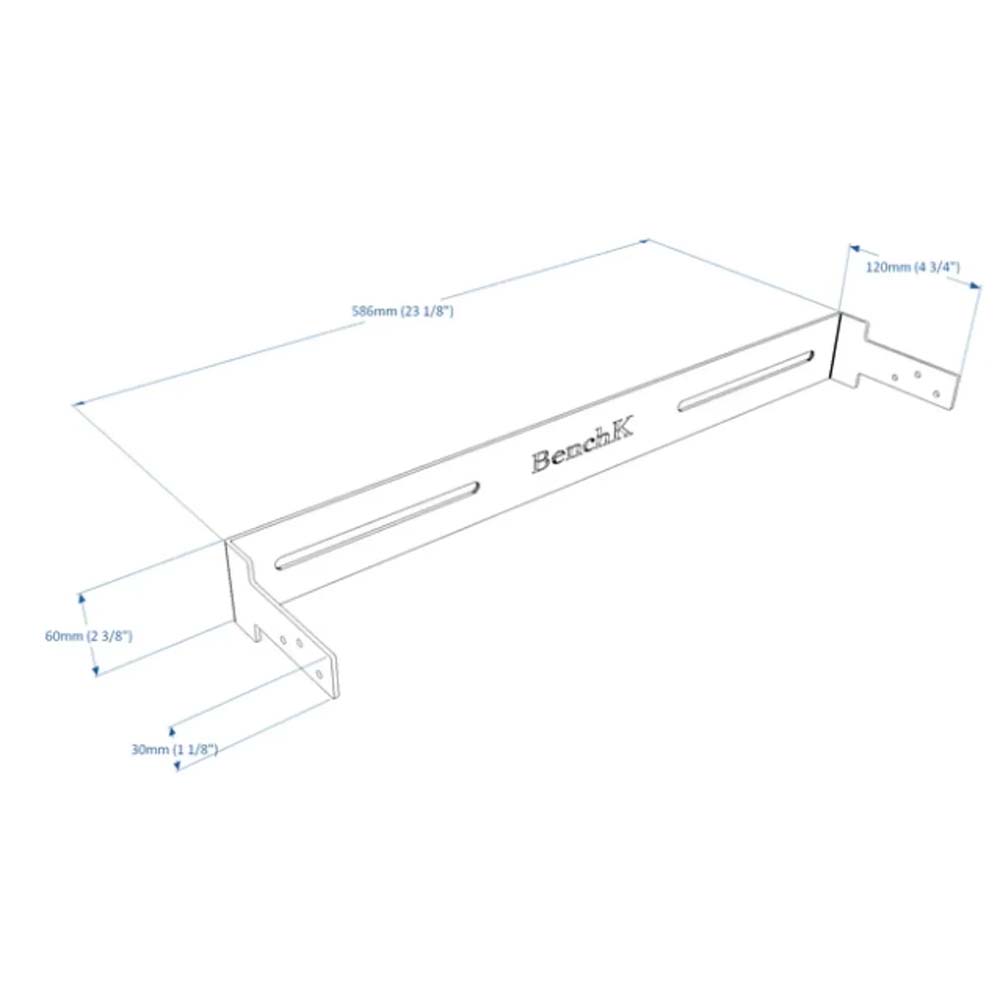 BenchK Wall Hanger Dimensions 