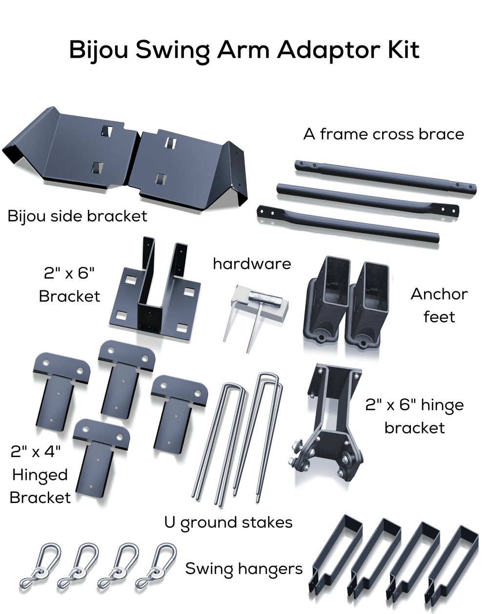 Bijou Build Swing Arm Adaptor Kit - Dollhaus