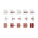 Fischer expansion plugs with BenchK wall bar screws