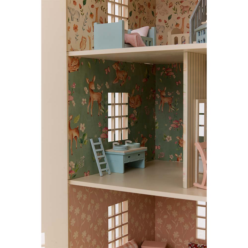 Little_Forest_Animals_London_House_Dollhouse_Wallpaper