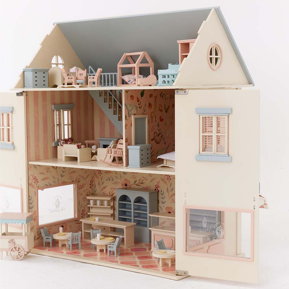 Little_Forest_Animals_Rome_Dollhouse_Open_at_Angle