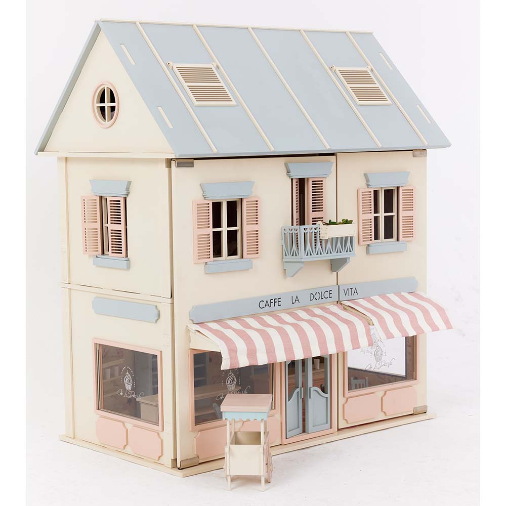 Little_Forest_Animals_Rome_Dollhouse_Side_Angle_Cafe_View