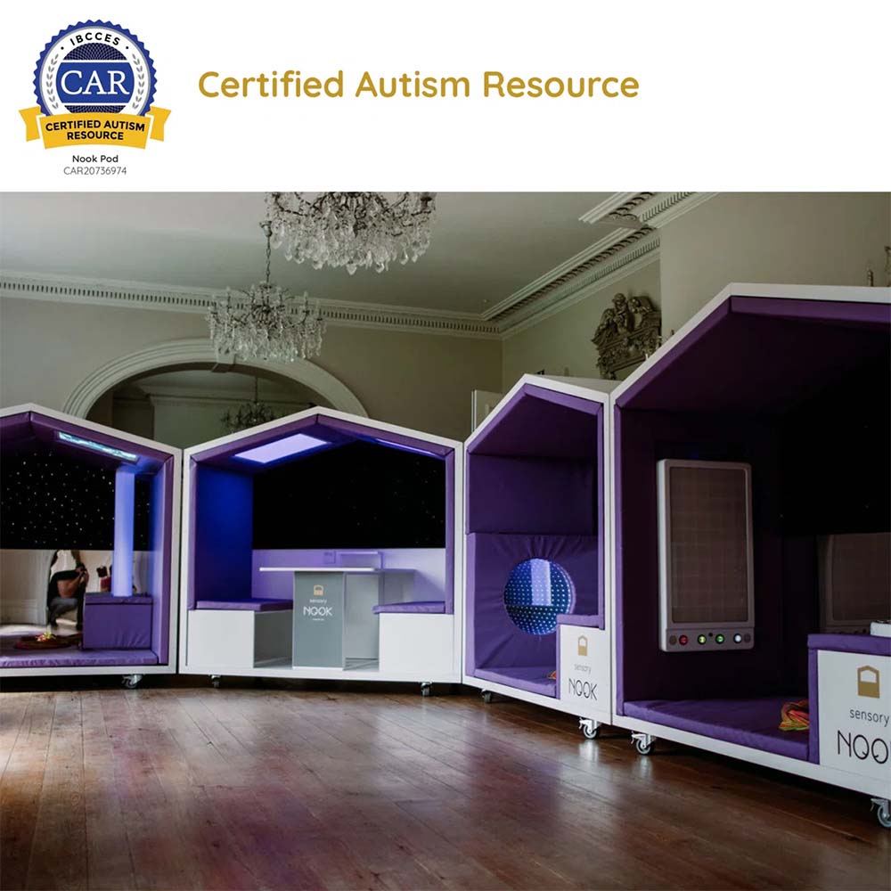 Nook Sensory Pods with Certified Autism Resource certification