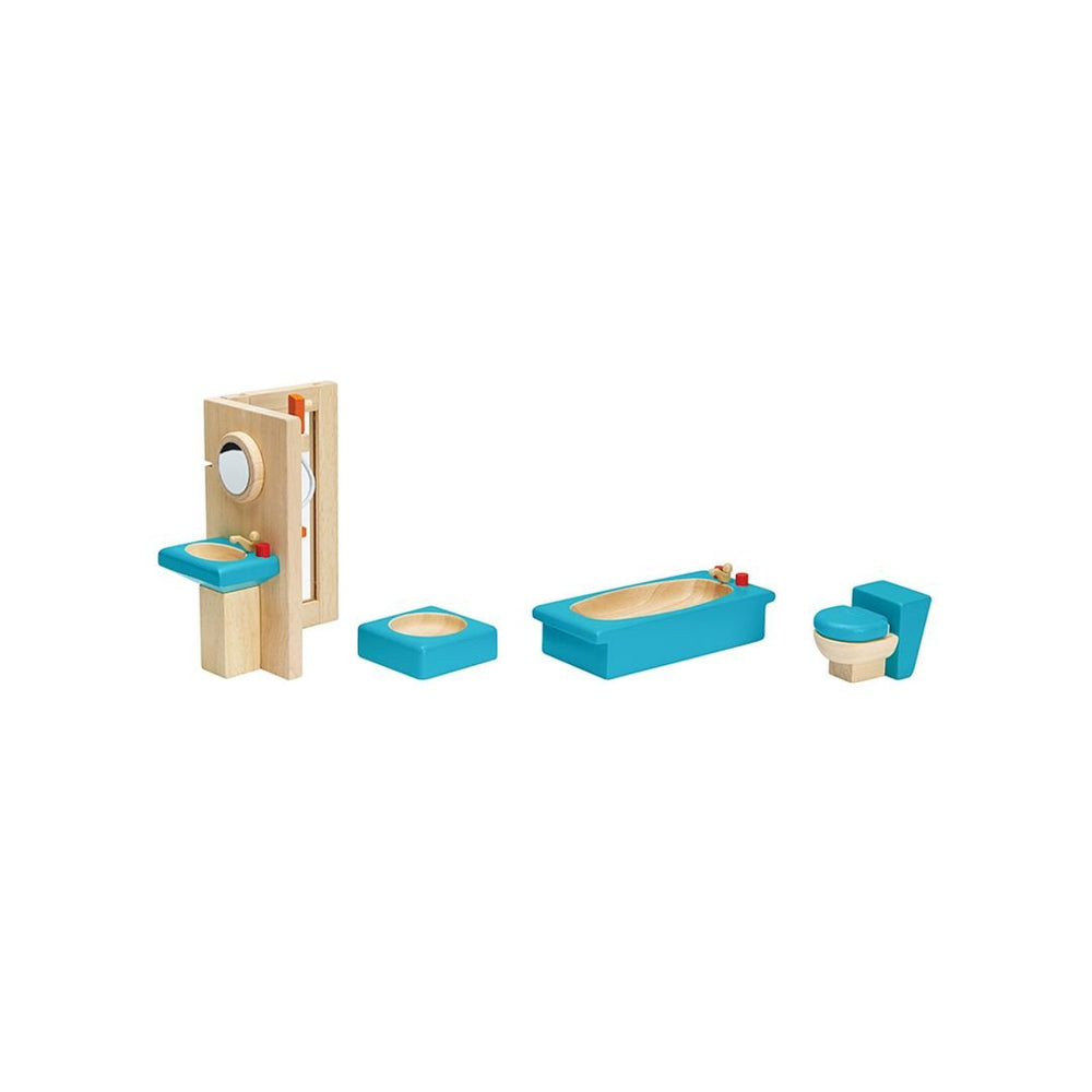 Plan Toys Bathroom Dollhouse Furniture Set - Dollhaus