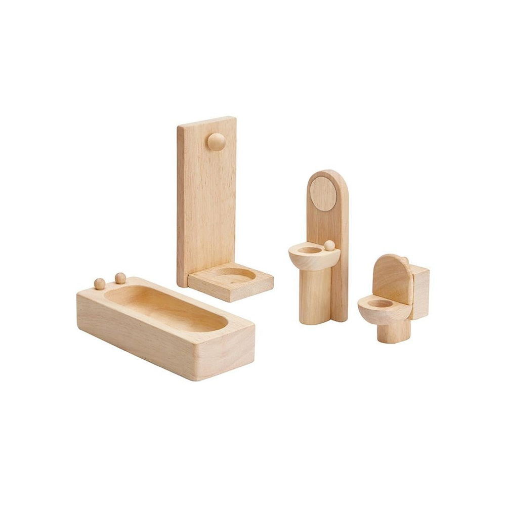 Plan Toys Bathroom Dollhouse Furniture Set - Dollhaus