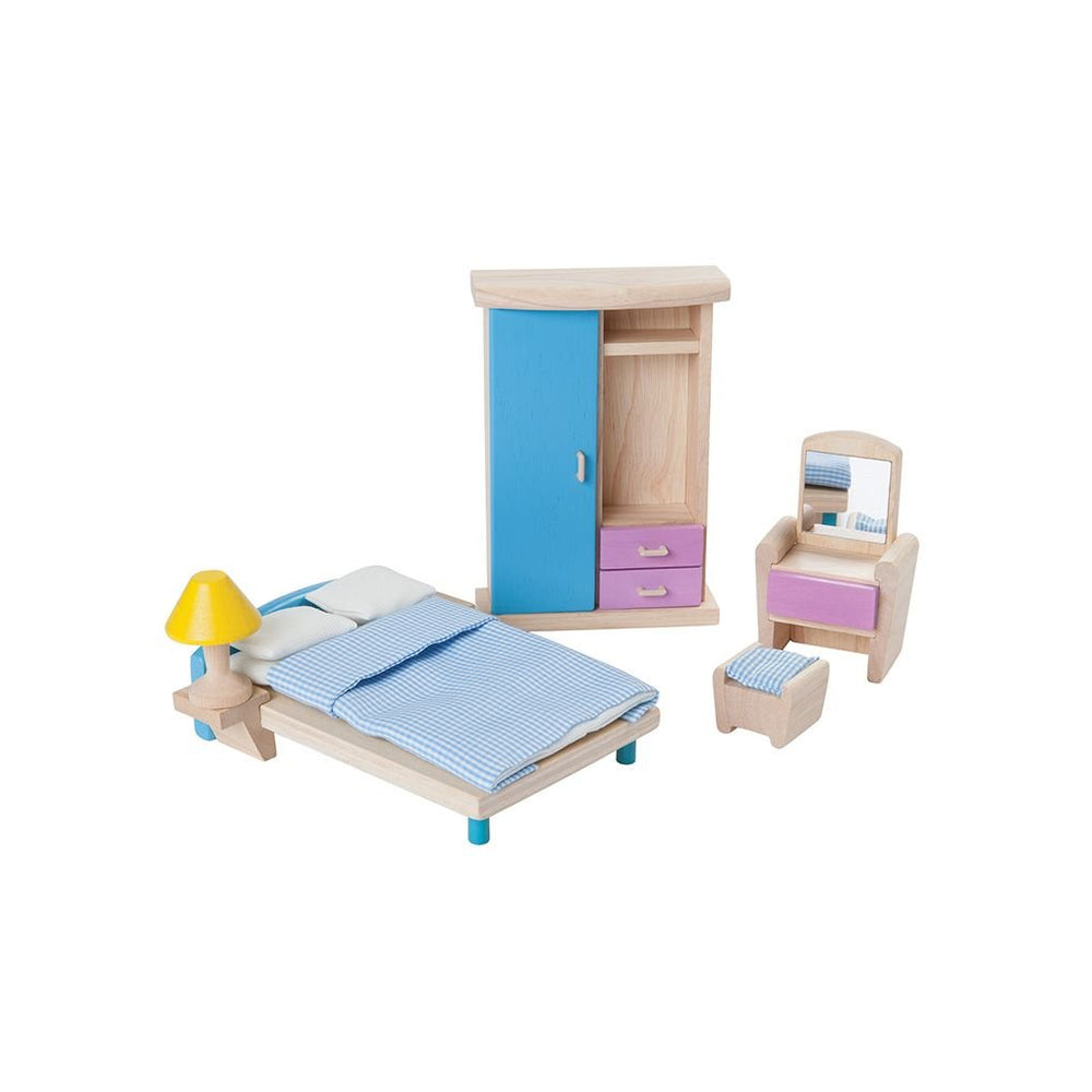 Plan Toys Bedroom Dollhouse Furniture Set - Dollhaus