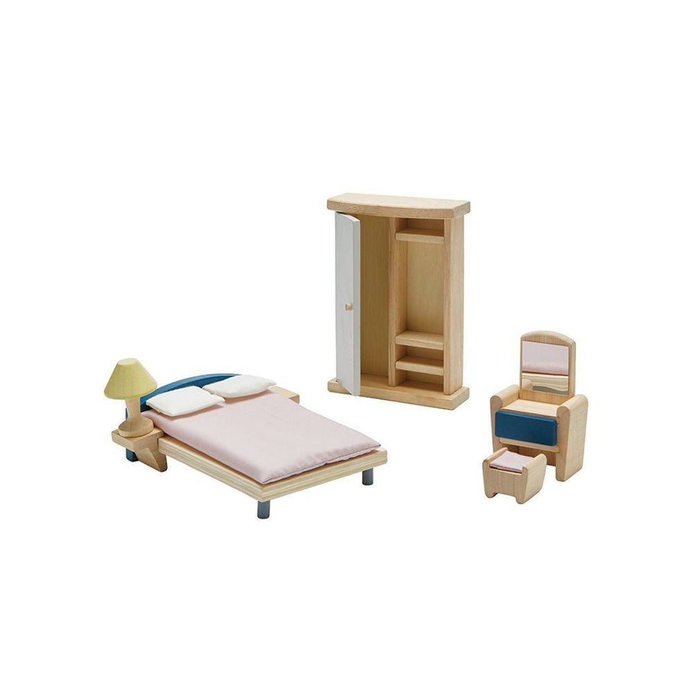 Plan Toys Bedroom Dollhouse Furniture Set - Dollhaus