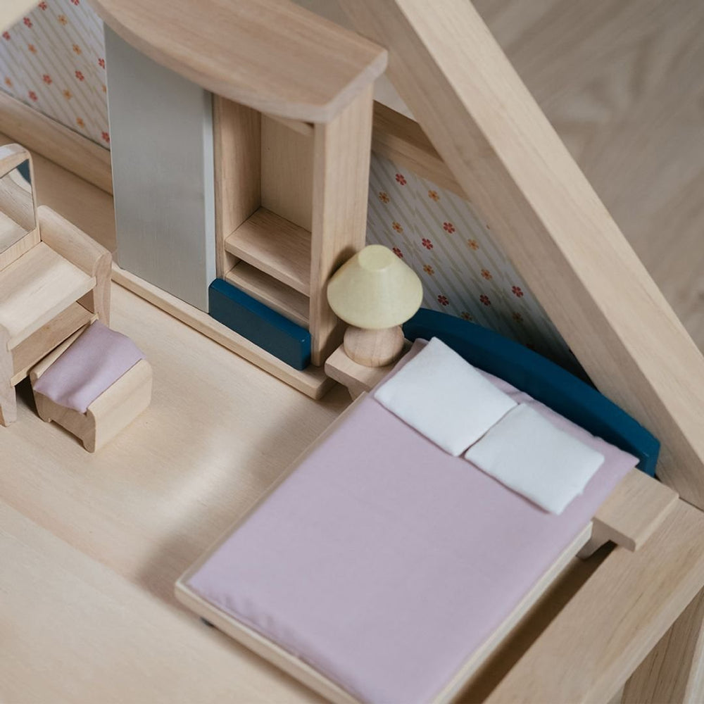 Plan Toys Bedroom Dollhouse Furniture Set - Dollhaus