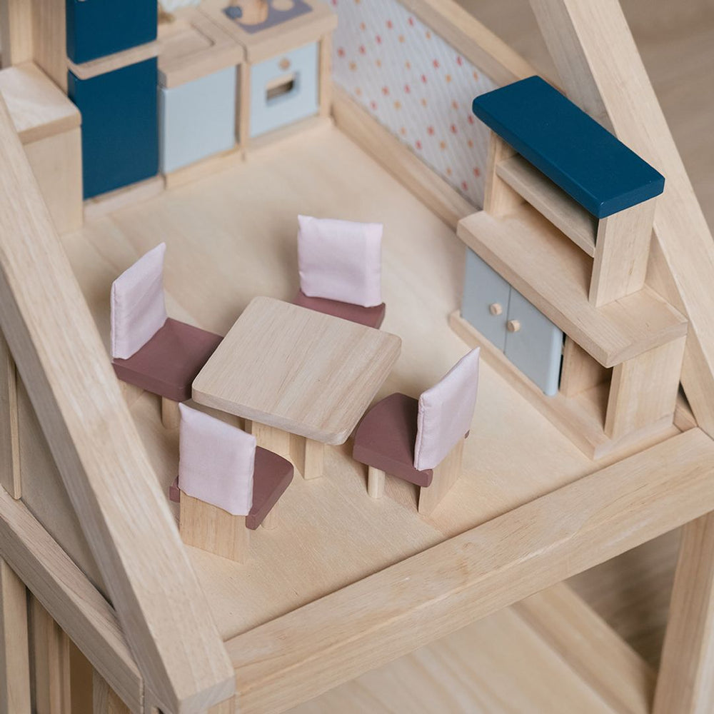 Plan Toys Dining Room Dollhouse Furniture Set - Dollhaus