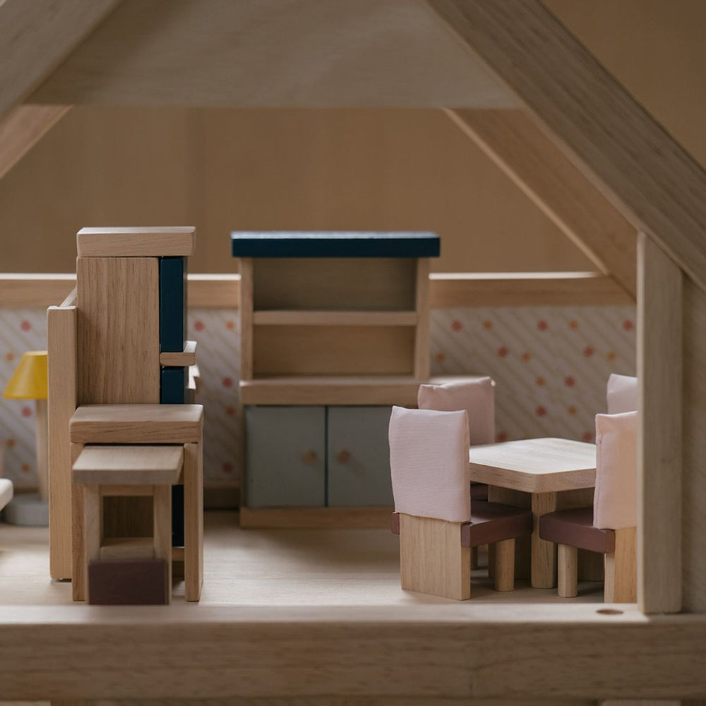Plan Toys Dining Room Dollhouse Furniture Set - Dollhaus