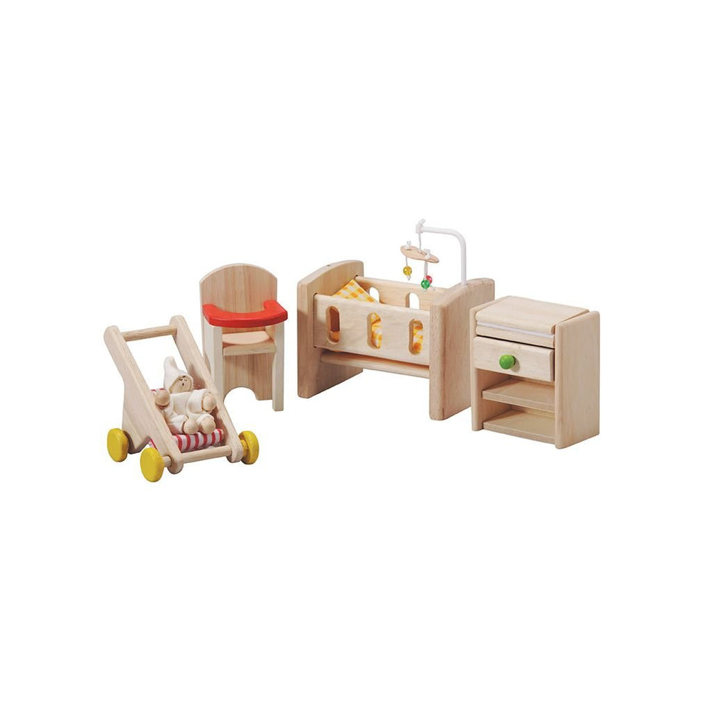 Plan Toys Dollhouse Nursery Furniture Set - Dollhaus