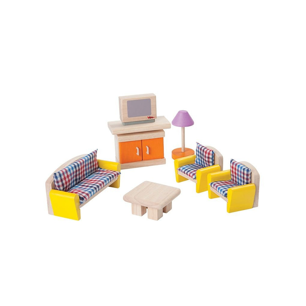 Plan Toys Living Room Dollhouse Furniture Set - Dollhaus