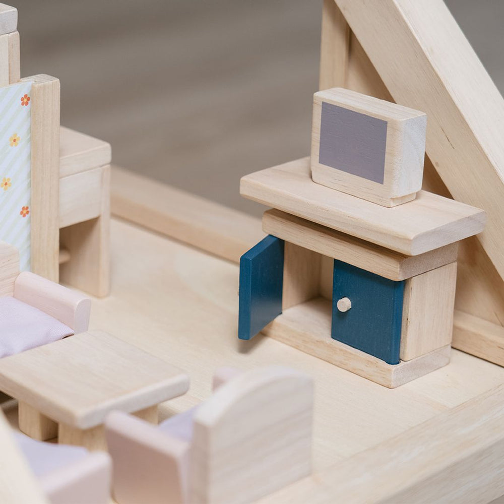 Plan Toys Living Room Dollhouse Furniture Set - Dollhaus