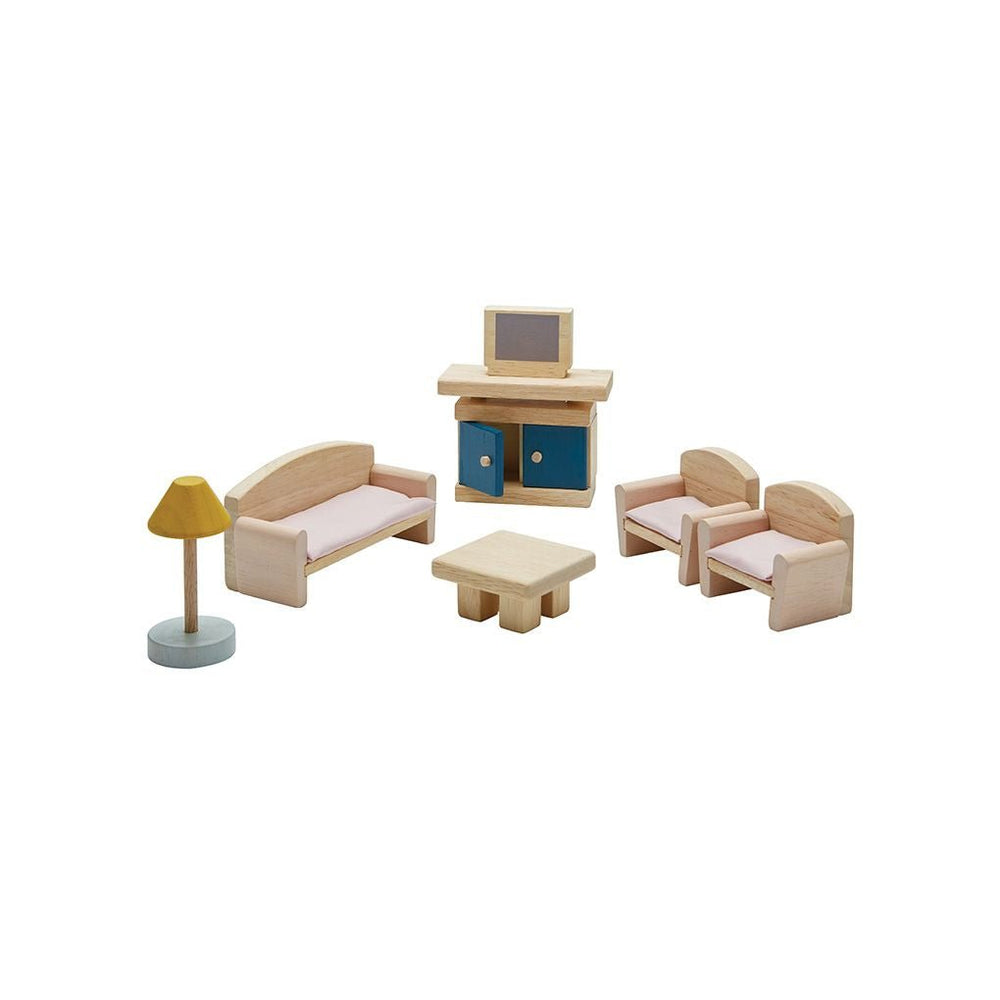 Plan Toys Living Room Dollhouse Furniture Set - Dollhaus