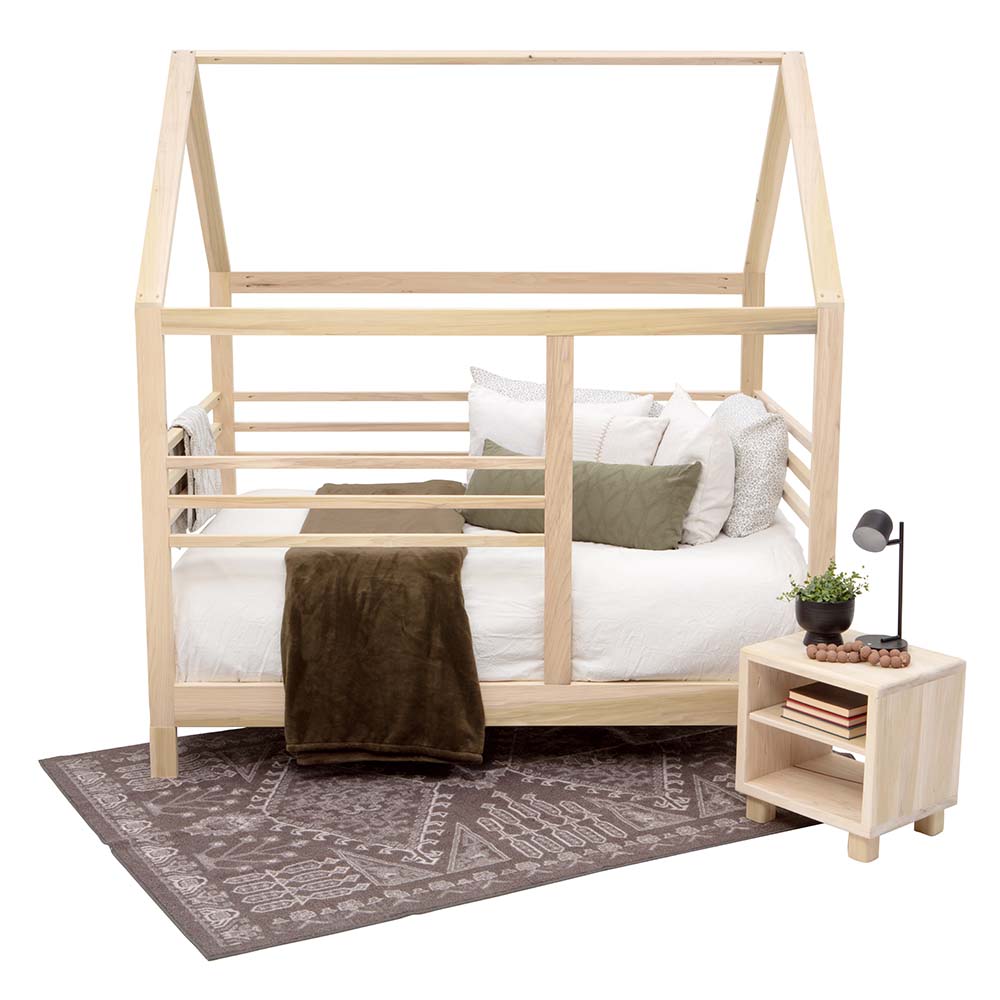 Purveyor_15_Meramec_Bed_Side_View_with_Bedding_and_Legs