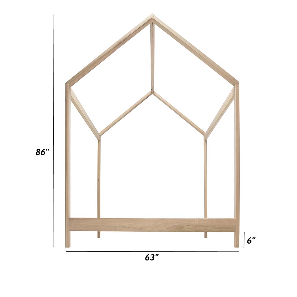 Purveyor_15_Ozarks_House_Bed_Queen_with_Legs_Front_View_Measreuments