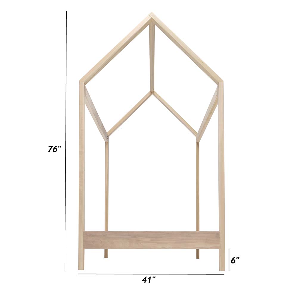 Purveyor_15_Ozarks_House_Bed_Twin_with_Legs_Front_View