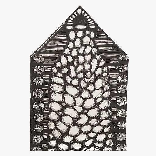 Log cabin play tent with wood pile image on a white background