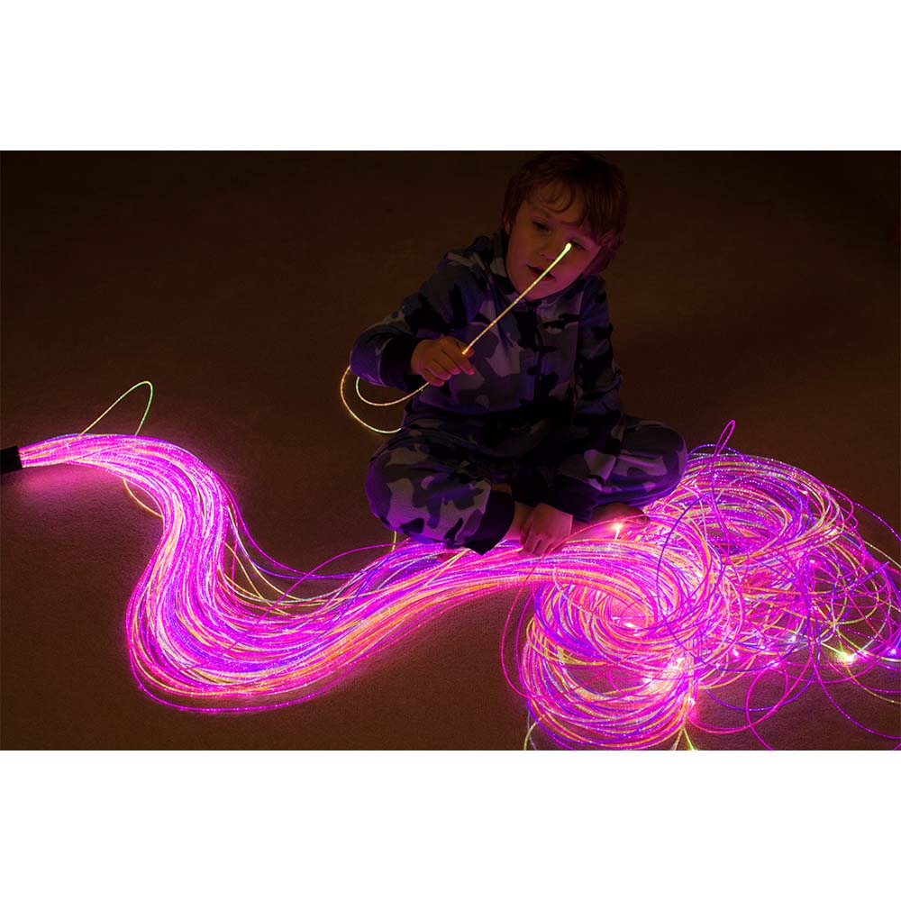 Universal-Fiber-Optic-Lighting-UV-Harness-with-Child-Holding-Strand