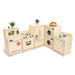 Whitney Brothers Contemporary Kitchen Ensemble Natural With Accessories