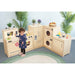 Whitney Brothers Contemporary Kitchen Ensemble Natural With Child