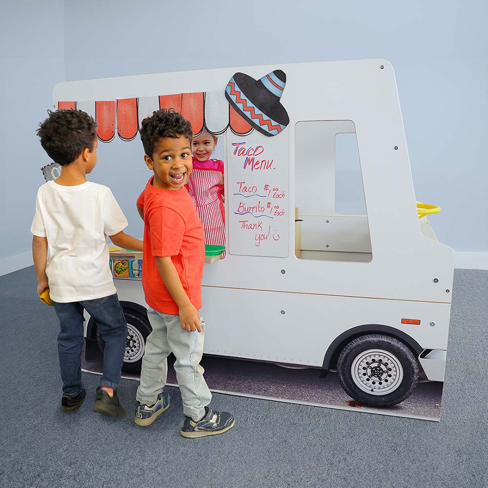 Whitney Brothers Imagination Truck Left Side with Children